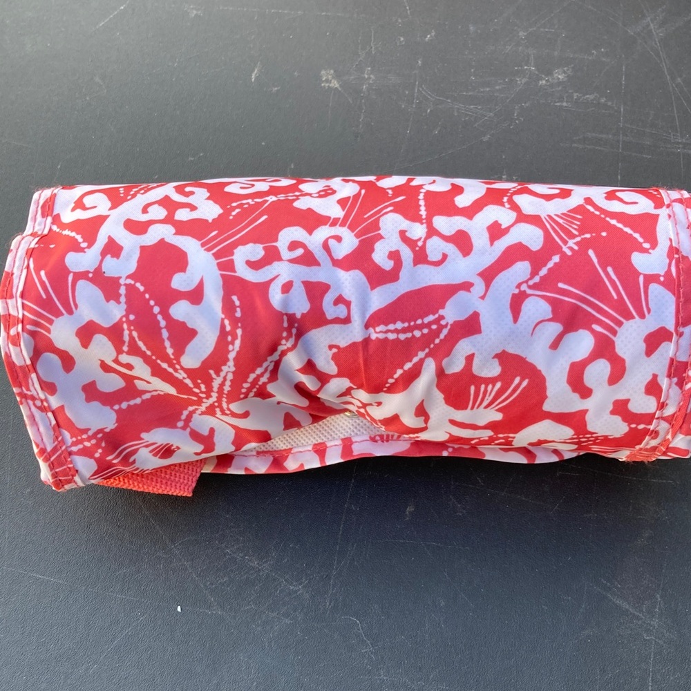 California innovations Insulated Pink and White Market Tote Bag Foldable - Picture 7 of 7